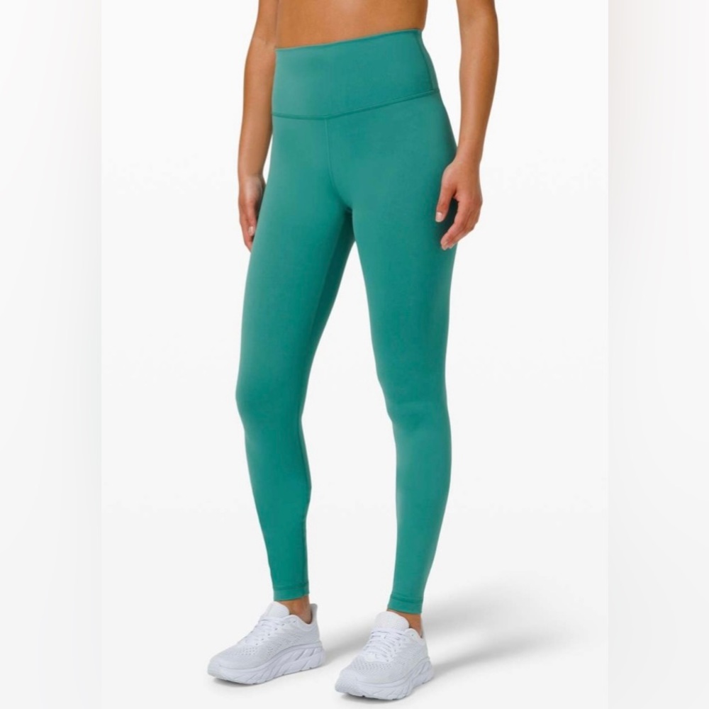 Lululemon Wunder Train High-Rise 31” Leggings in Teal Lagoon
